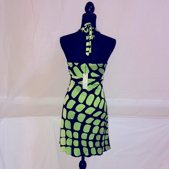 SKY Halter Top Dress 100% Silk Size Medium - Picture 6 of 10